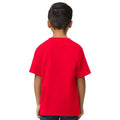 Rot - Back - Gildan - T-Shirt Weiche Haptik für Kinder