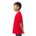Rot - Side - Gildan - T-Shirt Weiche Haptik für Kinder