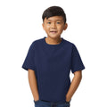 Marineblau - Front - Gildan - T-Shirt Weiche Haptik für Kinder
