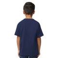 Marineblau - Back - Gildan - T-Shirt Weiche Haptik für Kinder