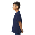 Marineblau - Side - Gildan - T-Shirt Weiche Haptik für Kinder