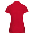 Rot - Back - Jerzees Colours Damen Pikee Poloshirt, Kurzarm