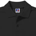 Schwarz - Back - Russell Herren Polo-Shirt, Kurzarm