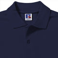 Marineblau - Back - Russell Herren Polo-Shirt, Kurzarm