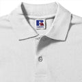 Weiß - Back - Russell Herren Polo-Shirt, Kurzarm