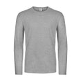 Grau - Front - B&C - "#E190" T-Shirt für Herren  Langärmlig