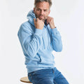 Himmelblau - Front - Russell Colour Kapuzenpullover - Kapuzen-Sweatshirt - Hoodie