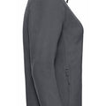 Grau - Side - Russell Colours Damen Outdoor Fleece-Jacke