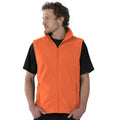 Orange - Back - Jerzees Colour Fleece-Weste