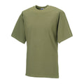 Oliv - Front - Russell Colours Classic T-Shirt für Männer