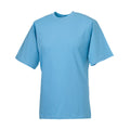 Himmelblau - Front - Russell Colours Classic T-Shirt für Männer