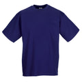 Lila - Front - Russell Colours Classic T-Shirt für Männer