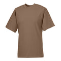 Mokka - Front - Russell Colours Classic T-Shirt für Männer