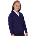 Lila - Back - Jerzees Schoolgear Fleece Weste für Kinder