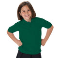 Flaschengrün - Back - Jerzees Schoolgear Kinder Pikee Polo Shirt