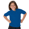 Helles Royalblau - Back - Jerzees Schoolgear Kinder Pikee Polo Shirt