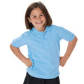 Himmelblau - Back - Jerzees Schoolgear Kinder Pikee Polo Shirt