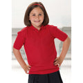 Rot - Side - Jerzees Schoolgear Kinder Pikee Polo Shirt