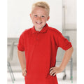 Hellrot - Back - Jerzees Schoolgear Kinder Pikee Polo Shirt