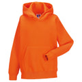 Orange - Back - Jerzees Schoolgear Pullover mit Kapuze für Kinder