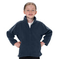 Marineblau - Back - Jerzees Schoolgear Fleece Jacke für Kinder
