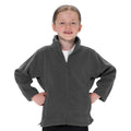Schwarz - Back - Jerzees Schoolgear Fleece Jacke für Kinder