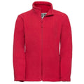 Rot - Front - Jerzees Schoolgear Fleece Jacke für Kinder