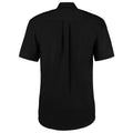 Schwarz - Back - Kustom Kit Corporate Oxford Herren Hemd, Kurzarm