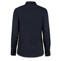 Dunkles Marineblau - Side - Kustom Kit Workwear Oxford Bluse, Langarm