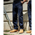 Marineblau - Side - Regatta New Action Hose für Männer, standard Beinlänge