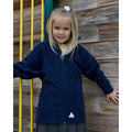 Marineblau - Side - Result Core Kinder Mikro Fleece Jacke