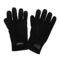 Schwarz - Front - Result Unisex Thinsulate gefütterte Thermal Handschuhe (40g 3M)