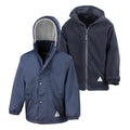 Marineblau-Marineblau - Back - Result Storm Stuff Jacke für Kinder, Beidseitig tragbar