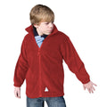Rot - Back - Result Kinder Active Fleece-Jacke Mit Reißverschluss
