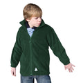Waldgrün - Back - Result Kinder Active Fleece-Jacke Mit Reißverschluss