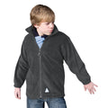 Oxford Grau - Back - Result Kinder Active Fleece-Jacke Mit Reißverschluss