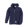 Marineblau - Front - Result Kinder Active Fleece-Jacke Mit Reißverschluss