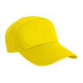 Gelb - Front - Result Baseball Kappe einfärbig