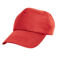 Rot - Front - RESULT Kinder Baseball Kappe, einfarbig