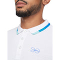 Weiß - Lifestyle - Crosshatch - "Chemfort" Poloshirt für Herren