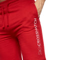 Rot - Lifestyle - Crosshatch - "Bengston" Shorts für Herren