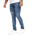 Steinwaschen - Front - Crosshatch - "Kinistion" Jeans für Herren