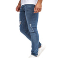 Steinwaschen - Side - Crosshatch - "Kinistion" Jeans für Herren