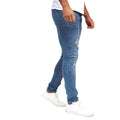 Steinwaschen - Lifestyle - Crosshatch - "Kinistion" Jeans für Herren