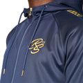 Marineblau - Side - Crosshatch - "Benefice" Trainingsanzug für Herren