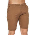 Zimt - Front - Crosshatch - "Sinwood" Shorts für Herren