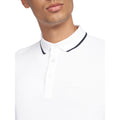 Weiß - Side - Crosshatch - "Padro" Poloshirt für Herren