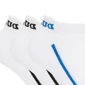Weiß - Side - Dunlop - "Osterley" Sneaker-Socken für Herren (3er-Pack)