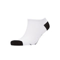 Schwarz-Weiß-Grau - Side - Dunlop - "Mortehoe" Sneaker-Socken für Herren (5er-Pack)