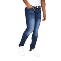 Dunkle Waschung - Side - Crosshatch - "Barbeck" Jeans für Herren
